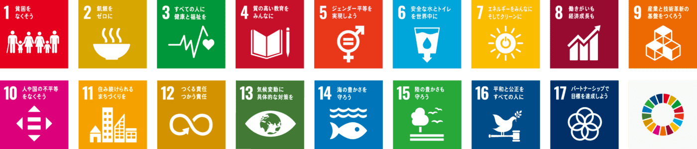 SDGsの17の目標